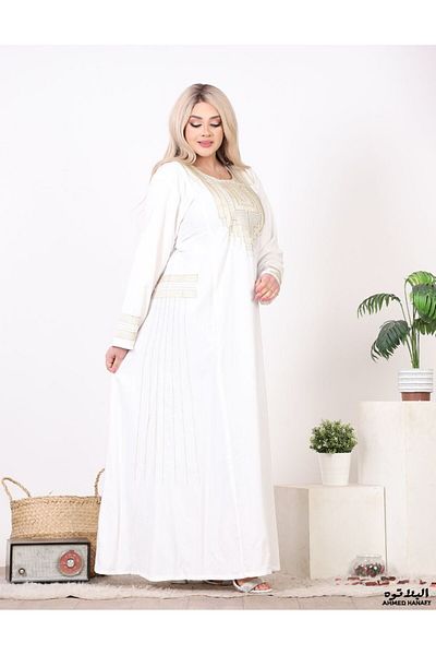 Genrics Comfortable and flowing cotton reception jalabiya