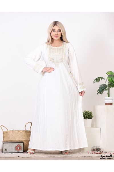 Genrics Comfortable and flowing cotton reception jalabiya