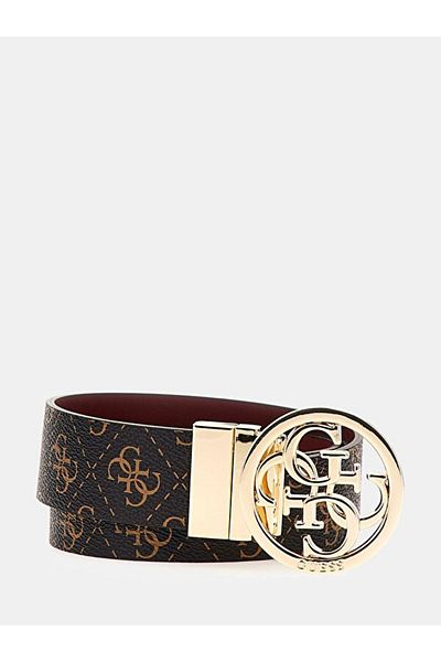 Guess Noelle Adj & Rev Pant Belt H35 Women's Brown Belt Bw9166P4235-Bnl