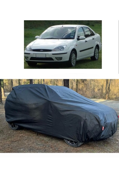 CoverPlus Ford Focus 1 Sedan Compatible Auto Car Tarpaulin Thick Auto Full Ta...