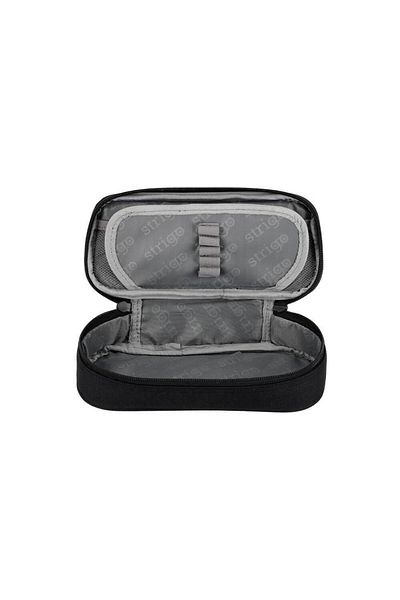 Strigo Pencil Case One Compartment With Divider And Unlined Interior Pocket - Honeycomb