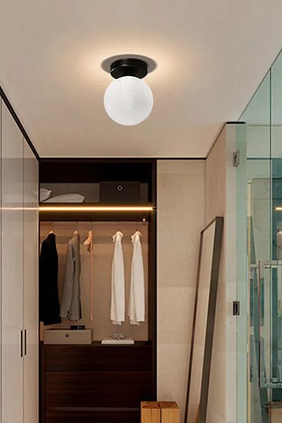 Uçar Dorya Modern Plofonyer Closed Glass Single Chandelier Corridor Hall Living Room Single Chandelier