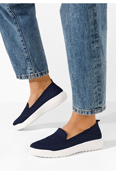 B T Shoes Γυναικεία καθημερινά παπούτσια Ακόβα ναυτικό μπλε