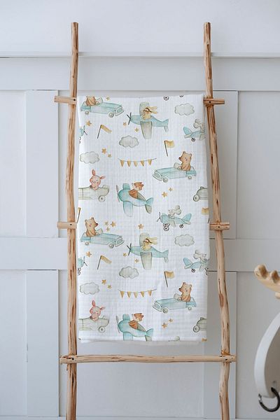 Tuğba Kuğu 4 Layer Muslin Blanket (100x120) - Limited 21 Series