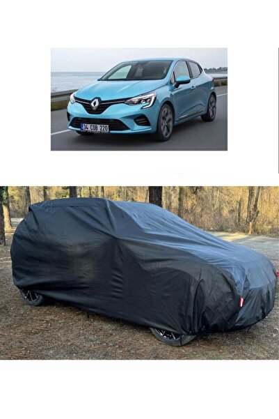 CoverPlus Renault Clio 5 Uyumlu Oto Araba Brandası KALIN Oto Dolu Brandası-Siyah