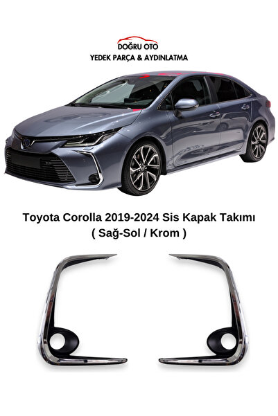 DOĞRU TİCARET AUTO PARTS Toyota Corolla Sis Yuvası İçin Krom Kapak - Çerçeve ...