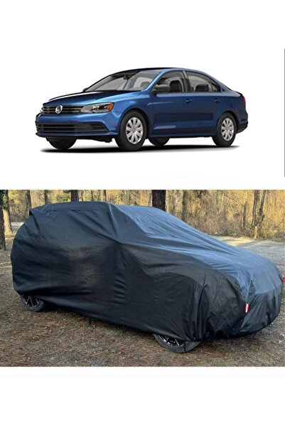 CoverPlus Volkswagen Jetta Compatible Auto Car Tarpaulin Thick Auto Full Tarp...