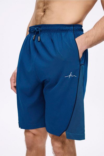 Haşema Sports Cut Blue Men's Short Pool and Sea Shorts 5038