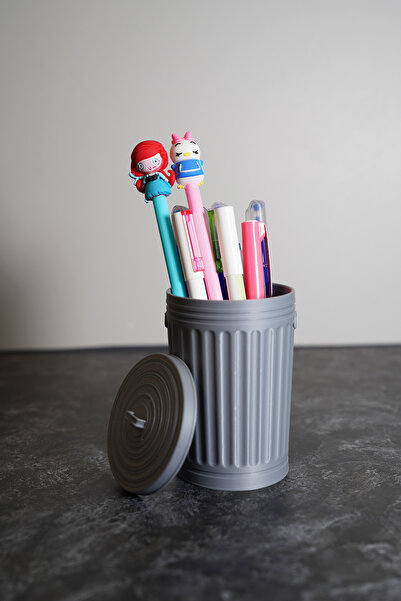 Home Çöp Kovası Kalemlik Dekoratif 10cm