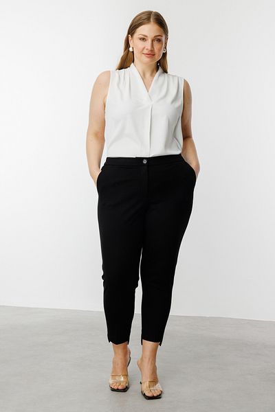 Ekol Large Size Trousers with Elastic Waist