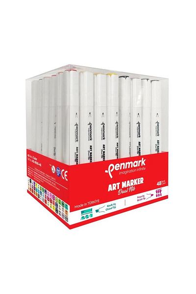 penmark 48-Piece Markers' Art Brush Pen Set
