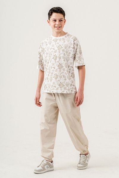 Pi Pengai Boy's 2 Piece Set (T-Shirt+Jogger Pants) P1027
