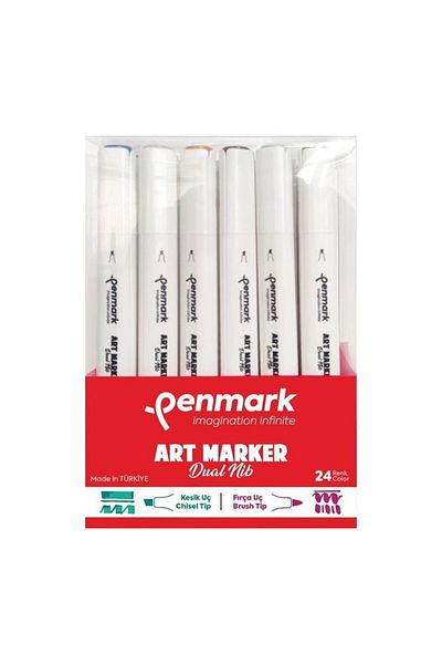 penmark Marker's Art Brush Pen Set of 24
