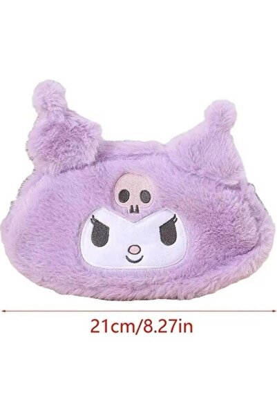 Mucizelerevi Büyük Kapasiteli Sanrio My Melody Kuromi Cinnamoroll Peluş Kalemlik Kalem Kutusu Makyaj Çantası