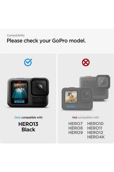 Spigen GLAStR Slim for GoPro Hero 13 Black Screen Protector MULTI PACK Premium Tempered Glass & FILM