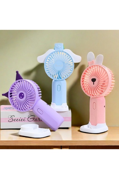 Bakmakistersen Sanrio Kuromi My Melody Cinnamoroll Şarjlı Fan Taşınabilir El ...