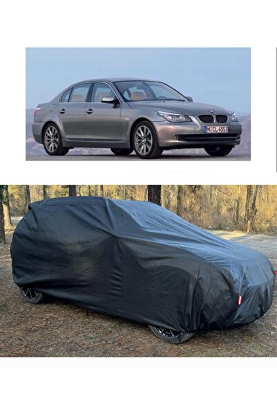 CoverPlus Bmw 525xi Series متوافق مع سيارة القماش المشمع السميك للسيارات - أسود