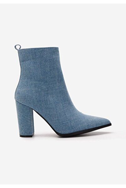 B T Shoes Botine cu toc Adalina V3 denim