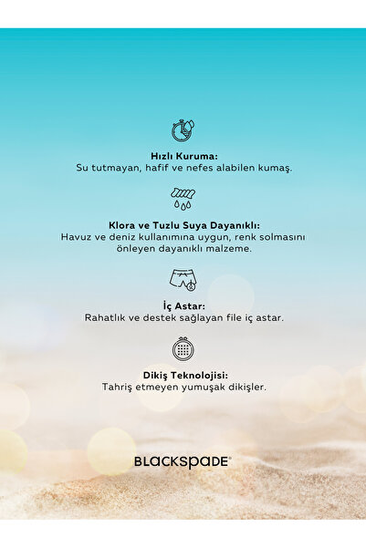 Blackspade Ανδρικό μαγιό 10010 - Μπλε