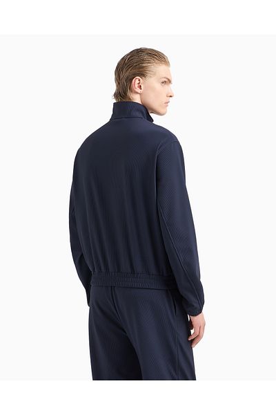 Emporio Armani Men's Fabric Stand Collar Jacket - Em 001364   Af14076-Ub118