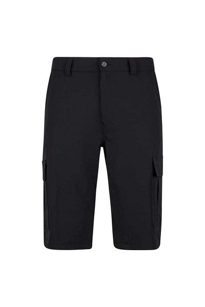 2AS Мъжки карго къси панталони Pantera, черни, 2aspanmfbfw24
