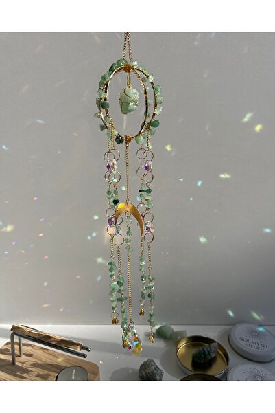 solmyst atelier Aventurin Sun Catcher 3 - Güneş Tutucu, Güneş Yakalayıcı, Doğ...