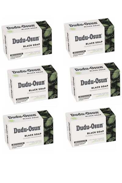 Dudu-Osun® صابون أسود برائحة كلاسيكية 150 جرام -6 حبه