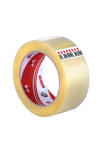 Ve-ge 45mm X 100m Clear Lion Duct Tape High Adhesion Strength Hotmelt Technology
