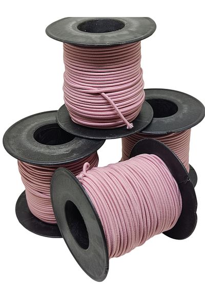 PARACORD 1.5 mm Rubber Rope 4 Reels (80 Meters Total) Firebird