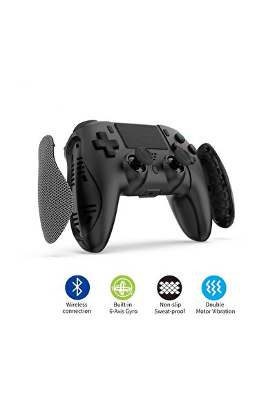 comse Ps4 Kablosuz Oyun Kolu Bluetooth Joystick Ps4 Pc Uyumlu Çift Titreşimli Ergonomik Tasarımlı