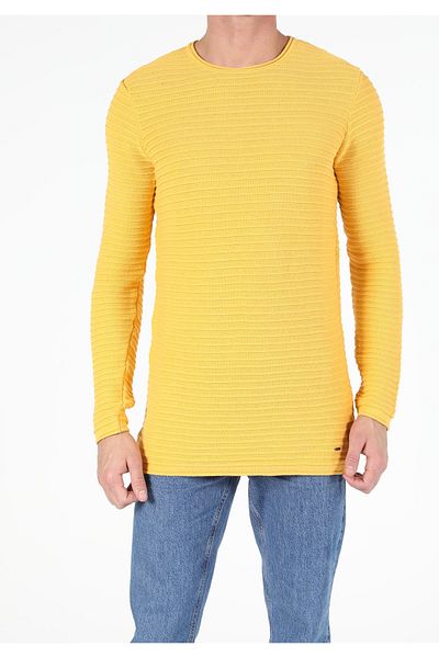 Colin's Pulover pentru bărbați Safran Slim Fit - CL 1052362