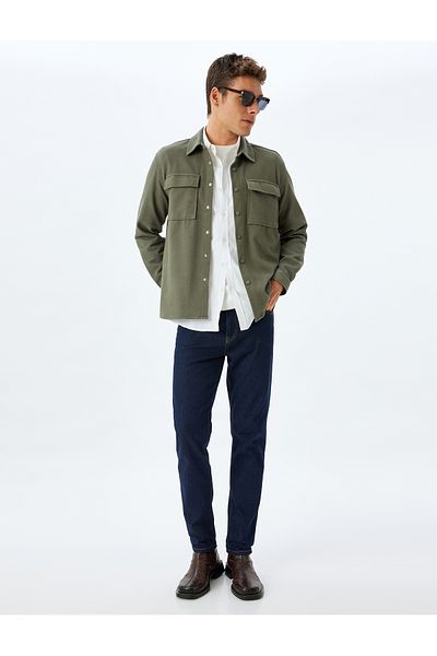 Koton Khaki pánská bunda pro dospělé 5Wam50017Hw