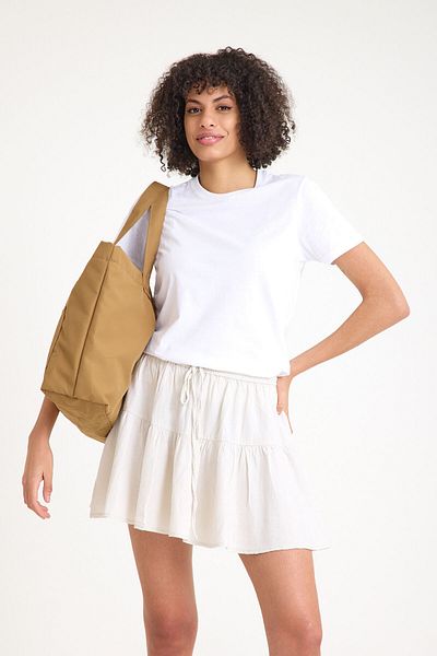 Hedwig Design Geantă de umăr cu căptușeală colorată premium pentru femei / Geantă de plajă / Geantă de mână casual (4 buzunare)