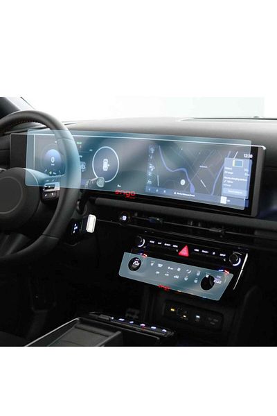 Engo Hyundai Tucson Screen Protector Multimedia Air Conditioning Instrument 9H Glossy Nano