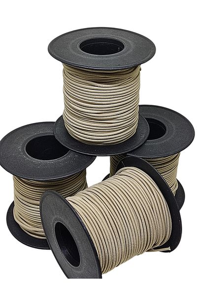 PARACORD 1.5 mm Rubber Rope 4 Reels (80 Meters Total) Firebird