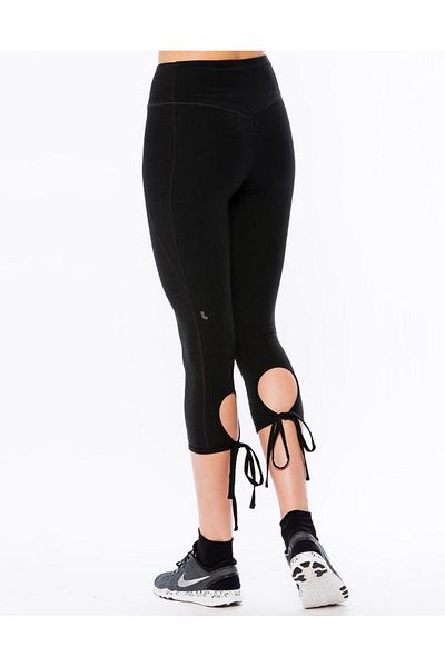 Lole Women Eliana Capri Black Sports Leggings