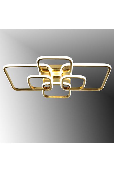 TT AYDINLATMA Tt500-6-Sr-Daylight Tt Lighting Yellow Coated (Daylight) Plofonyer 6 Led Chandelier