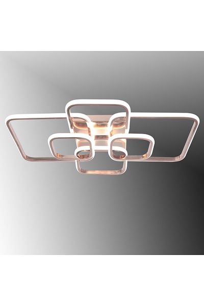 TT AYDINLATMA Tt500-6-Fsr-White Light Tt Lighting French Yellow Coating (White Light) Plofonyer 6 Led Chandelier