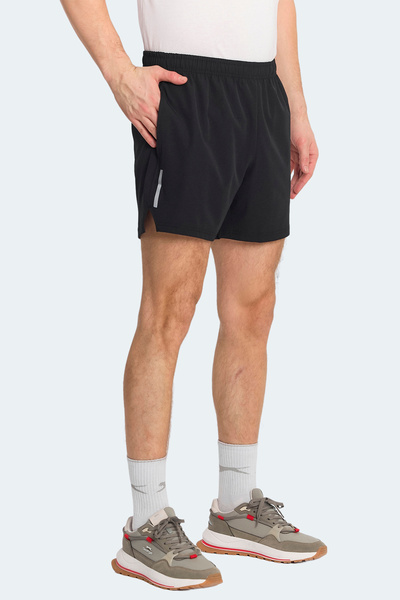 Slazenger ROMANO Erkek Cepli Fıtness Siyah Şort