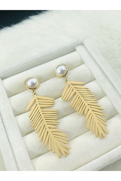 DS DİAMONDSHOP Steel Earring Dangle Model Byçkp- 202503451