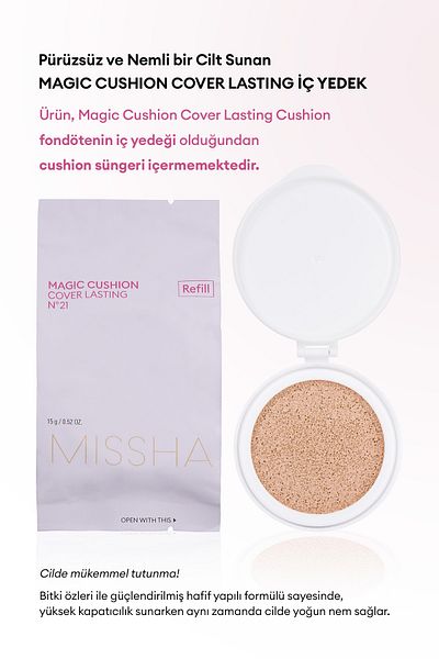 Missha Magic Cushion Cover - Semi Matte Look, Lasting Spf50+/Pa+++ Foundation (No.21)