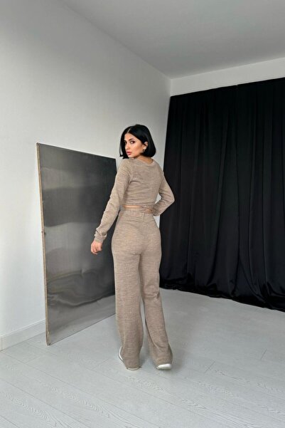 Nnstartshopping Ekşi̇oğlu Global Beige Knitwear Set