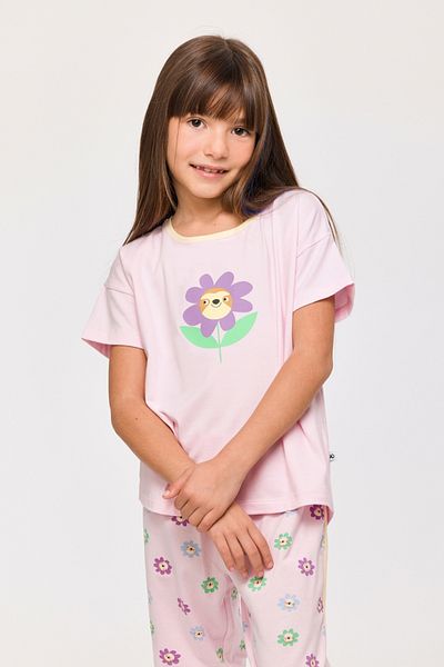Woody 10-16 Years Old Girl's Pajamas-Tzg - 417-Light Lilac