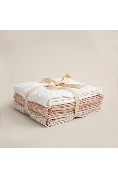 Chakra Sobeska 3-Pack Face Towel 50X80 cm Ecru/Beige