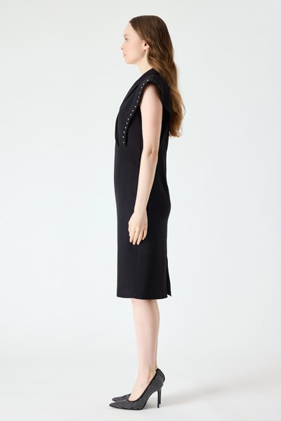 FEVER Taş detaylı tasarım kemerli elbise