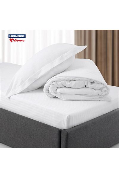 Heinner HOTEL FITTED SHEET DAMASK 200X220 CM