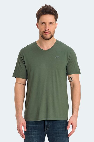 Slazenger Ανδρικό μπλουζάκι Khaki (Streetball II Gx9688)