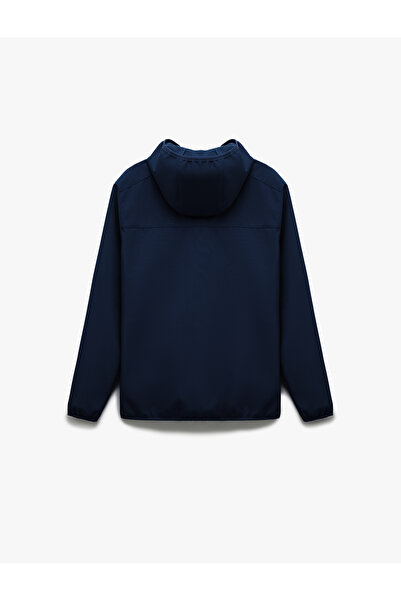 Koton Μακρυμάνικο εποχιακό μπουφάν με κουκούλα και τσέπη με φερμουάρ