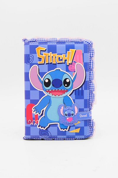 EFBUTİK Blue Stitch Checkered Magnet Cover Notebook