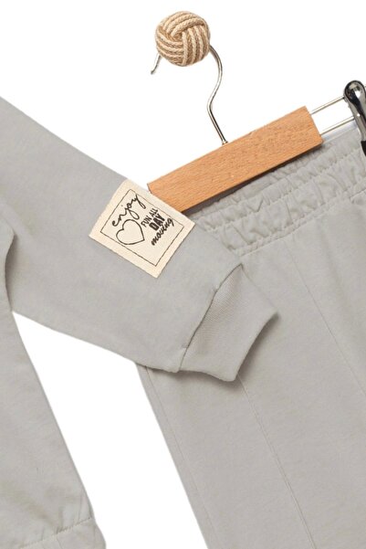 Divonette Girl's 100% Cotton Elastic Detailed Tracksuit Set - Children's Clothing